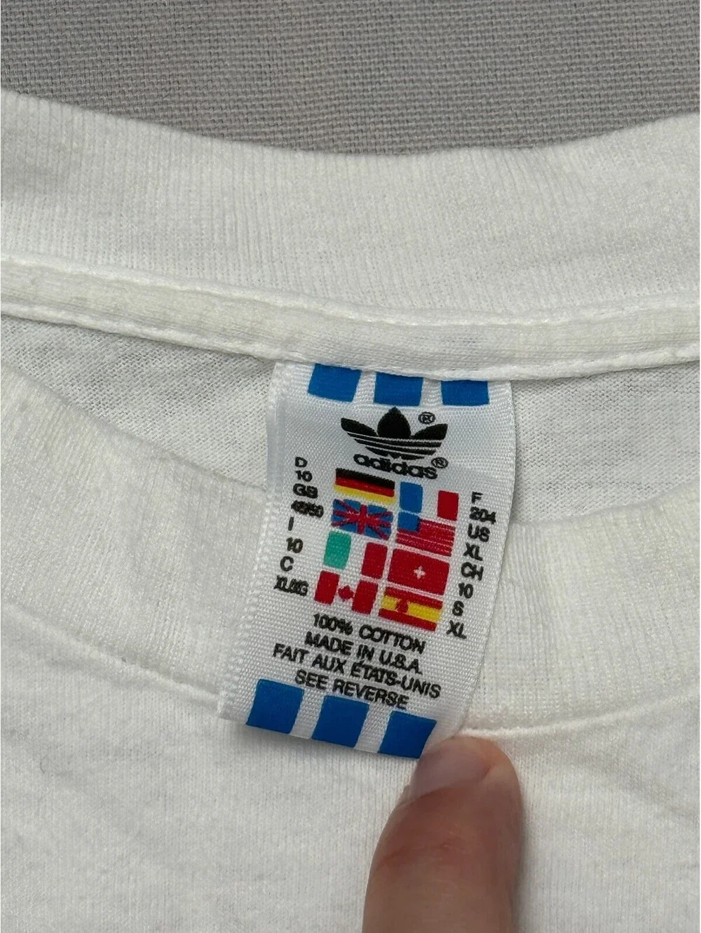 Vintage US Coach Soccer T-shirt 1994 Adidas Equipment - L